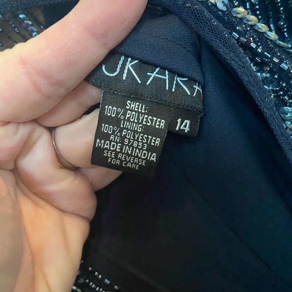 Navy and silver gown, unique and beautiful! Mother of the groom, worn once, 14 - Picture 4 of 8